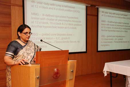 Dr. Anita Bhaduri, M.D. (Pathology) at the Pathology Update conference Dr. Anita Bhaduri, M.D. (Pathology) at the Pathology Update conference