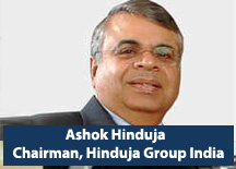 Ashok Hinduja, Chairman, Hinduja Group India