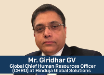 Giridhar GV, Global CHRO, HGS