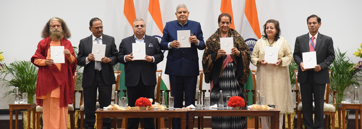 Vice President Of India Jagdeep Dhankar launches ‘I Am? , a book compiled by Gopichand Hinduja, Chairman, Hinduja Group