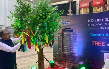 P. D. Hinduja Hospital & Medical Research Centre install ‘Tree of Hope’ on world cancer day