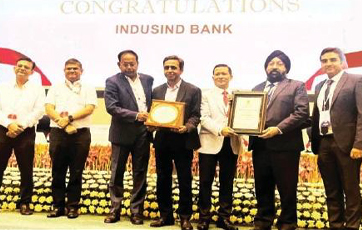 IndusInd Bank Honoured for Outstanding Performance in Digital Payments by the Union Ministry of Finance