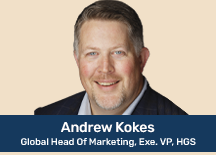 Andrew Kokes, Global Head Of Marketing, Exe. VP, HGS