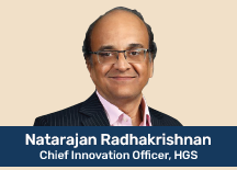 Natarajan Radhakrishnan, Chief Innovation Officer, HGS